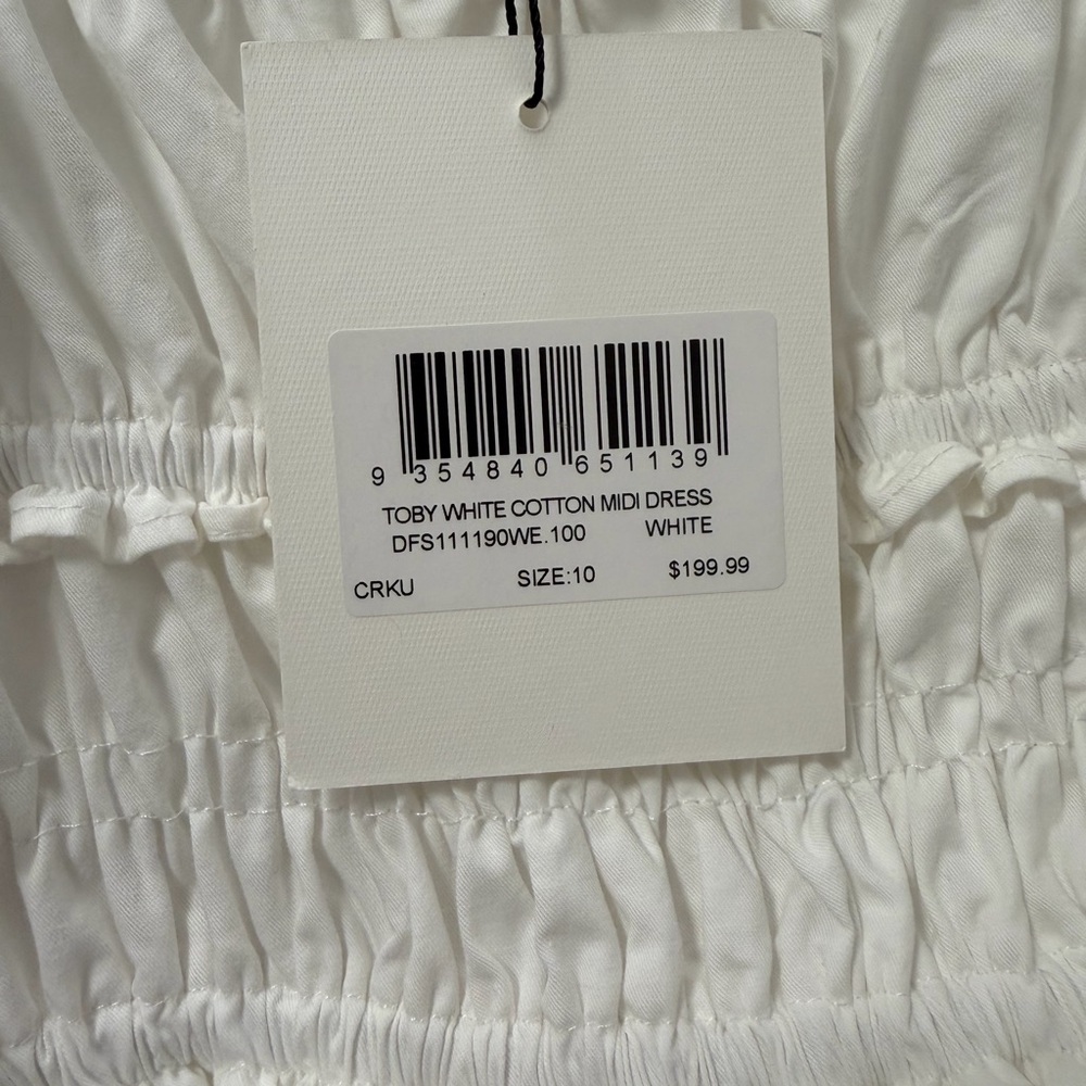 DISSH Toby White Maxi Dress - Picture 9 of 9